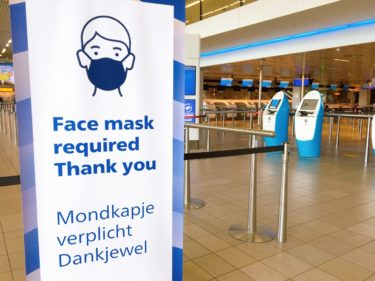 コロナ時のオランダ スキポール空港