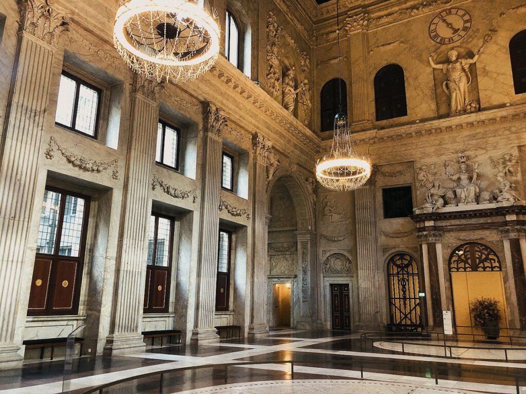 アムステルダムの王宮見学 オランダjp