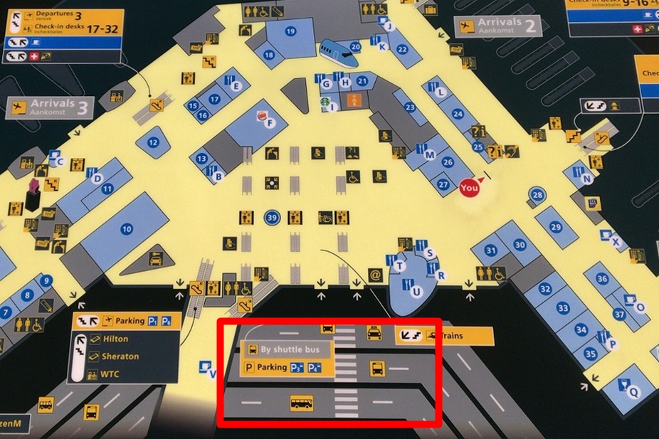 スキポール空港のFlixbus乗り場はどこ?│オランダjp